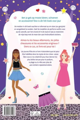 Fashion Studio Sticker Fun – Aankleedpoppen / Fashion Studio Sticker Fun – Poupées à habiller | 9789044761498