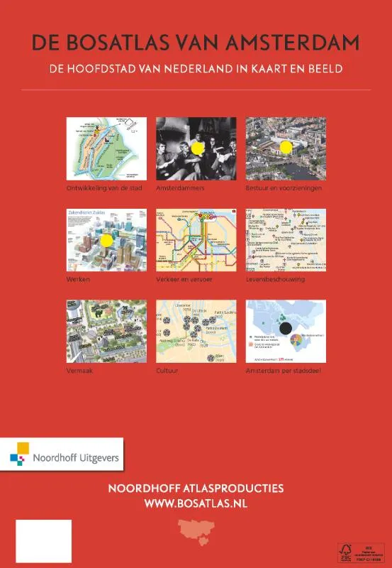 De Bosatlas van Amsterdam | 9789001120146 De Bosatlas van Amsterdam - Afbeelding 2