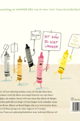 Alternative view of De krijtjes staken