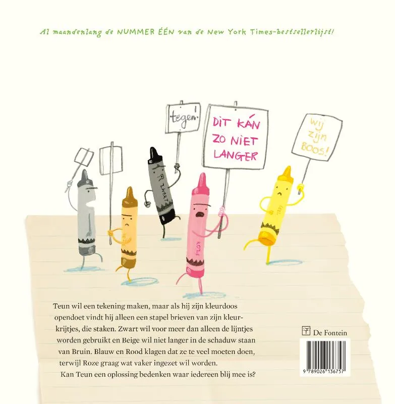 De krijtjes staken | 9789026136757 De krijtjes staken - Afbeelding 2