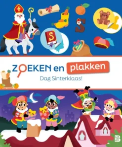 Kiekeboeboek met spiegeltje Sinterklaas