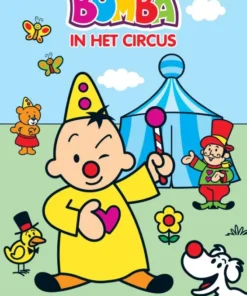 Kartonboek A4 - In het circus