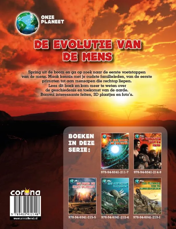 Evolutie van de mens | 9789463412148 Evolutie van de mens - Afbeelding 2