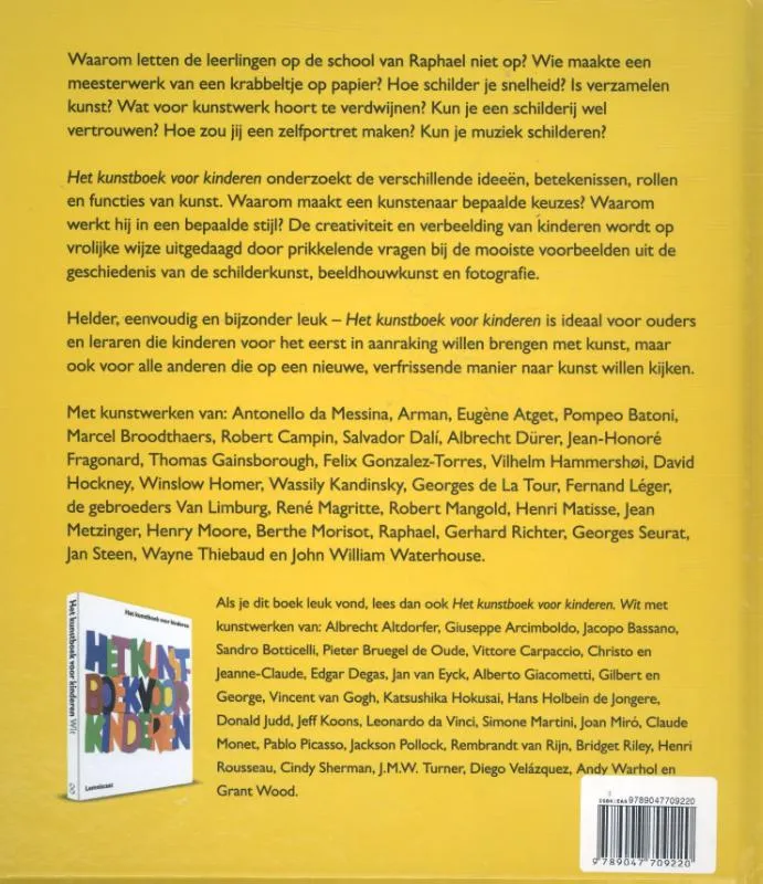 Het kunstboek voor kinderen | 9789047709220 Het kunstboek voor kinderen - Afbeelding 2