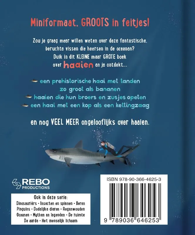 Het kleine maar grote boek over haaien | 9789036646253 Het kleine maar grote boek over haaien - Afbeelding 2