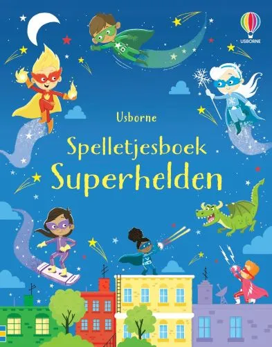 Spelletjesboek Superhelden | 9781474997102 Spelletjesboek Superhelden