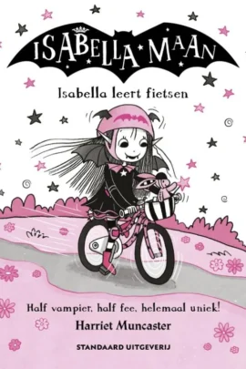 Isabella Maan leert fietsen
