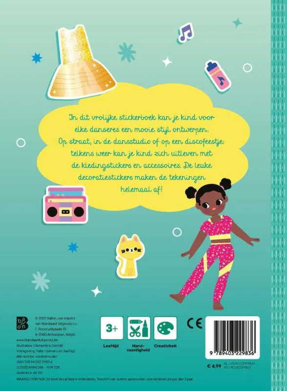 Fashionistas junior Danseressen | 9789403229836 Fashionistas junior Danseressen - Afbeelding 2