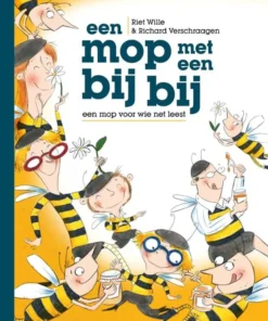 een mop met een bij bij
