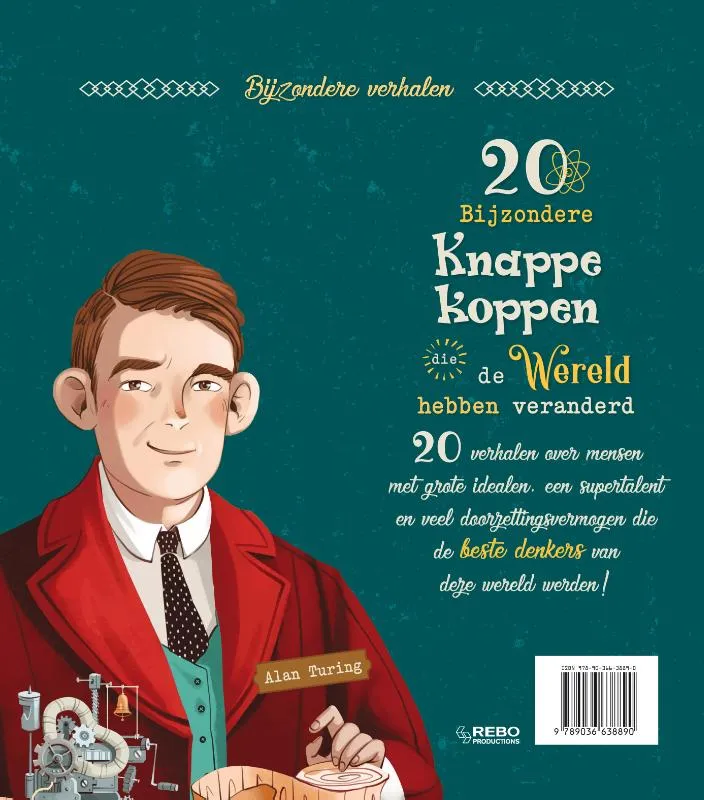 20 bijzondere knappe koppen die de wereld hebben veranderd | 9789036638890 20 bijzondere knappe koppen die de wereld hebben veranderd - Afbeelding 2