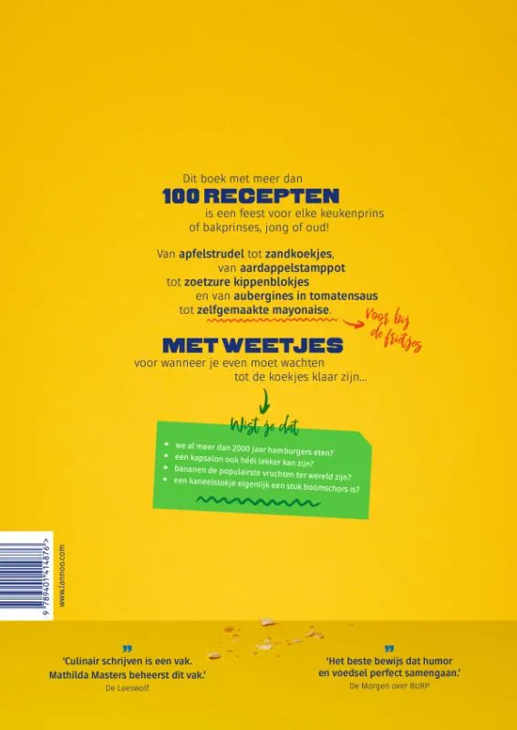 Het beste kookboek ter wereld (en niet alleen) voor kinderen | 9789401414876 Het beste kookboek ter wereld (en niet alleen) voor kinderen - Afbeelding 2