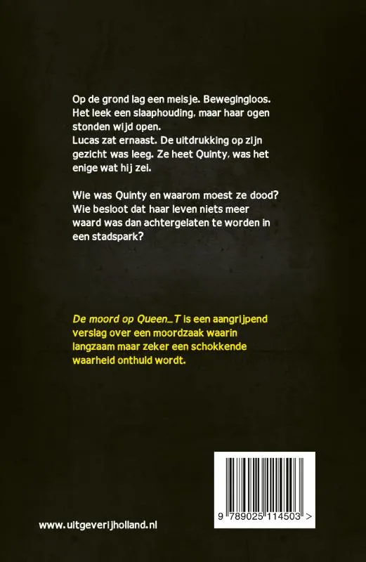 De moord op Queen_T | 9789025114503 De moord op Queen_T - Afbeelding 2