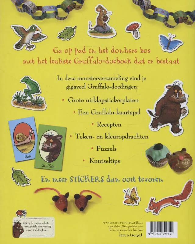 Het Gruffalo stickerdoeboek | 9789047706151 Het Gruffalo stickerdoeboek - Afbeelding 2