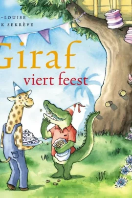 Giraf viert feest
