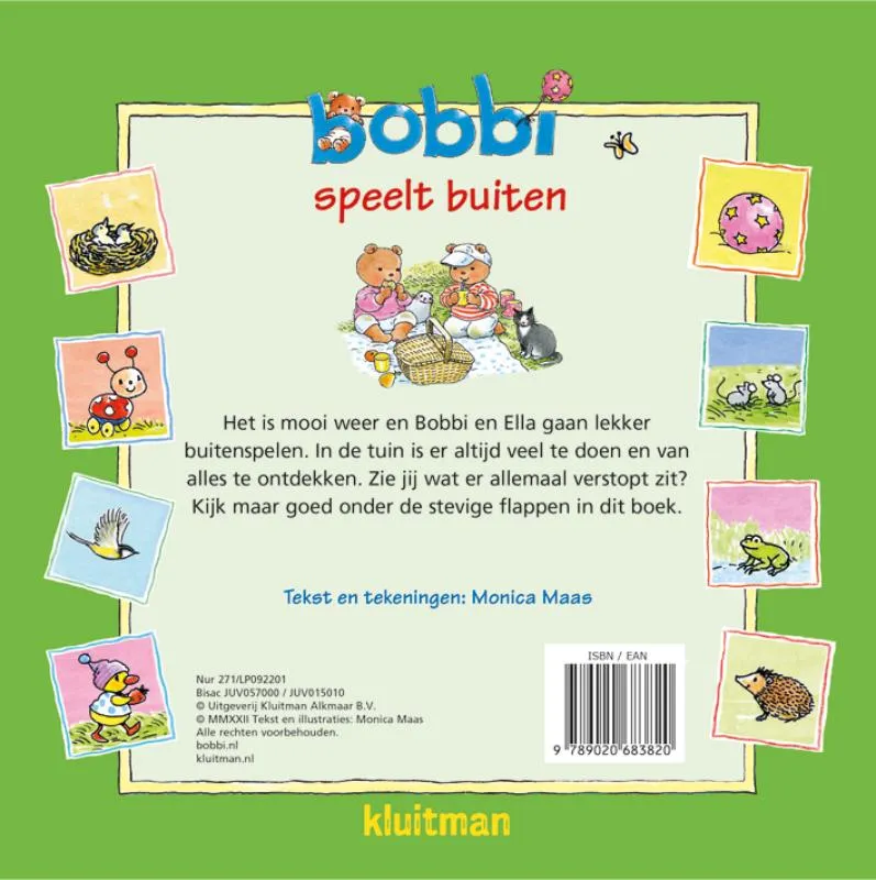 Bobbi speelt buiten | 9789020683820 Bobbi speelt buiten - Afbeelding 2