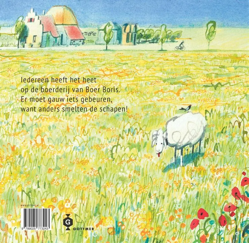 Boer Boris heeft het heet | 9789025773243 Boer Boris heeft het heet - Afbeelding 2