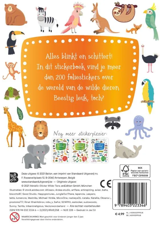 Glitterstickers 1 | 9789403223346 Glitterstickers 1 - Afbeelding 2