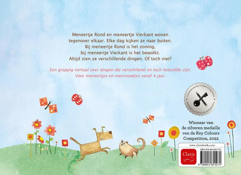 Meneertje Rond en meneertje Vierkant | 9789044851274 Meneertje Rond en meneertje Vierkant - Afbeelding 2