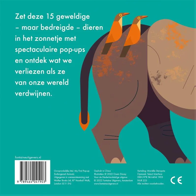 Pop-up bedreigde dieren | 9789464041903 Pop-up bedreigde dieren - Afbeelding 2