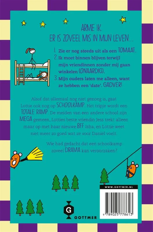 Het dramatische schoolkamp van Lottie | 9789025778613 Het dramatische schoolkamp van Lottie - Afbeelding 2