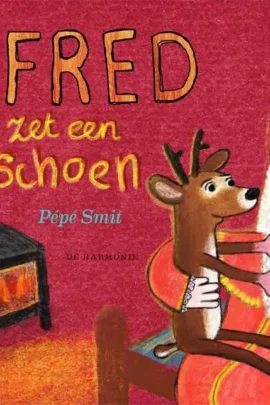Fred zet een schoen