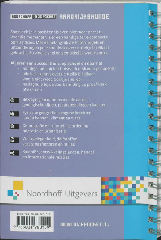 Noordhoff Aardrijkskunde in je pocket | 9789001780159 Noordhoff Aardrijkskunde in je pocket - Afbeelding 2