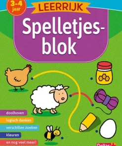 Leerrijk spelletjesblok 3-4 jaar