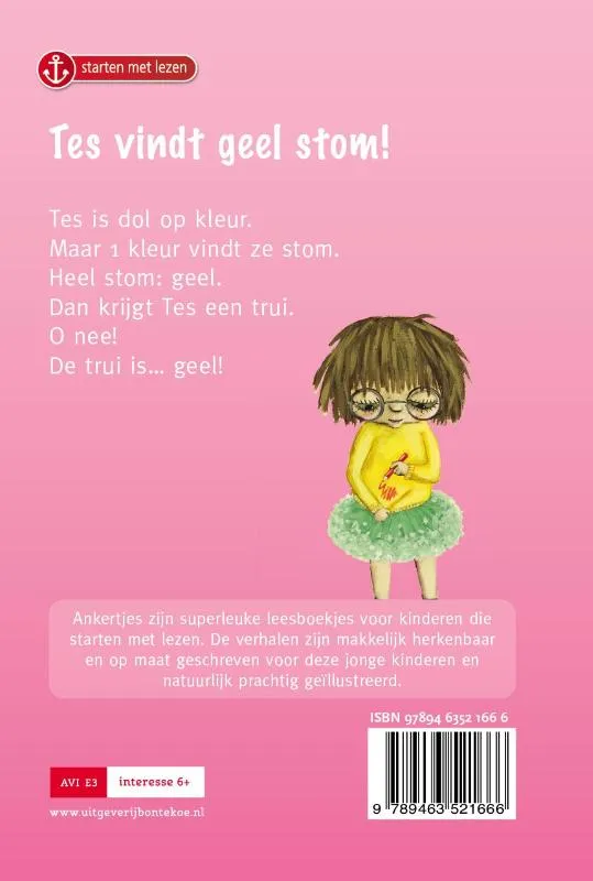 Tes vindt geel stom! | 9789463521666 Tes vindt geel stom! - Afbeelding 2