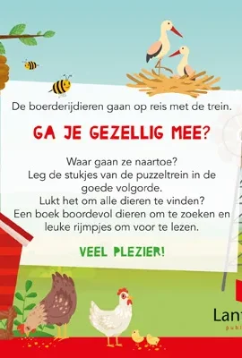 Alternative view of Boerderijdieren- boek + puzzeltrein