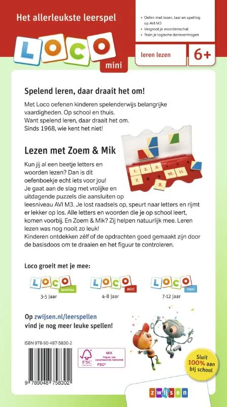 Loco mini Zoem & Mik lezen AVI M3 | 9789048758302 Loco mini Zoem & Mik lezen AVI M3 - Afbeelding 2