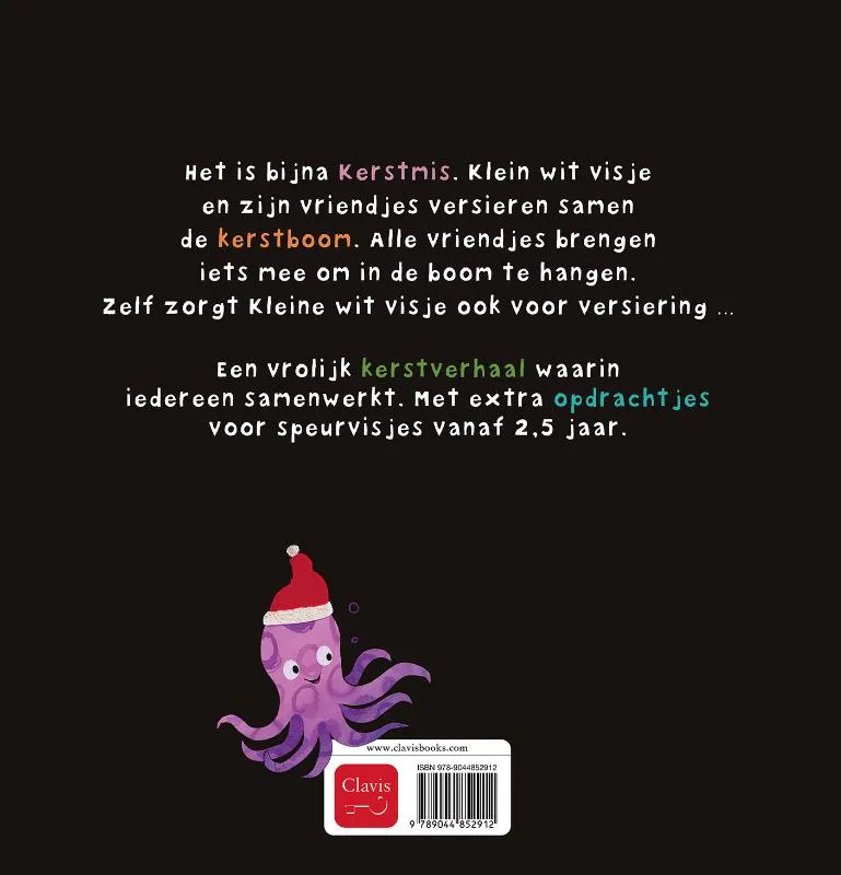 Klein wit visje viert Kerst | 9789044852912 Klein wit visje viert Kerst - Afbeelding 2