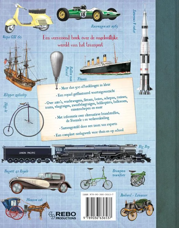 Transport encyclopedie voor kinderen | 9789036636537 Transport encyclopedie voor kinderen - Afbeelding 2