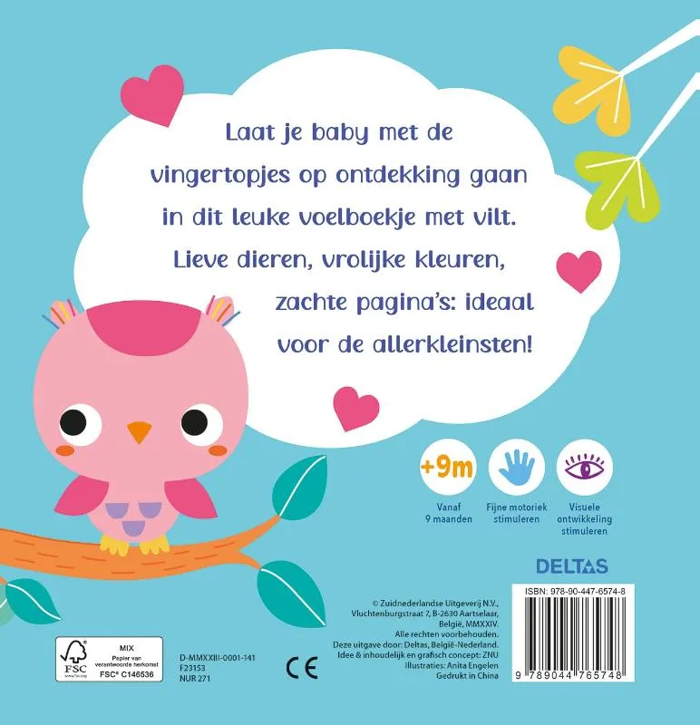 Baby's zachte voelboekje | 9789044765748 Baby's zachte voelboekje - Afbeelding 2