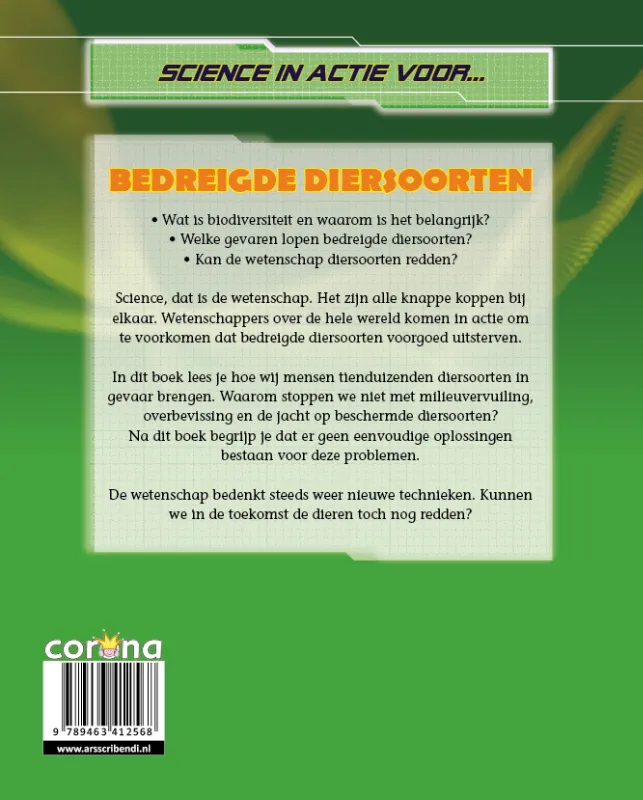 Science in actie voor bedreigde diersoorten | 9789463412568 Science in actie voor bedreigde diersoorten - Afbeelding 2