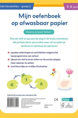 Alternative view of Mijn oefenboek op afwasbaar papier Leuke telspelletjes 5-6 jaar