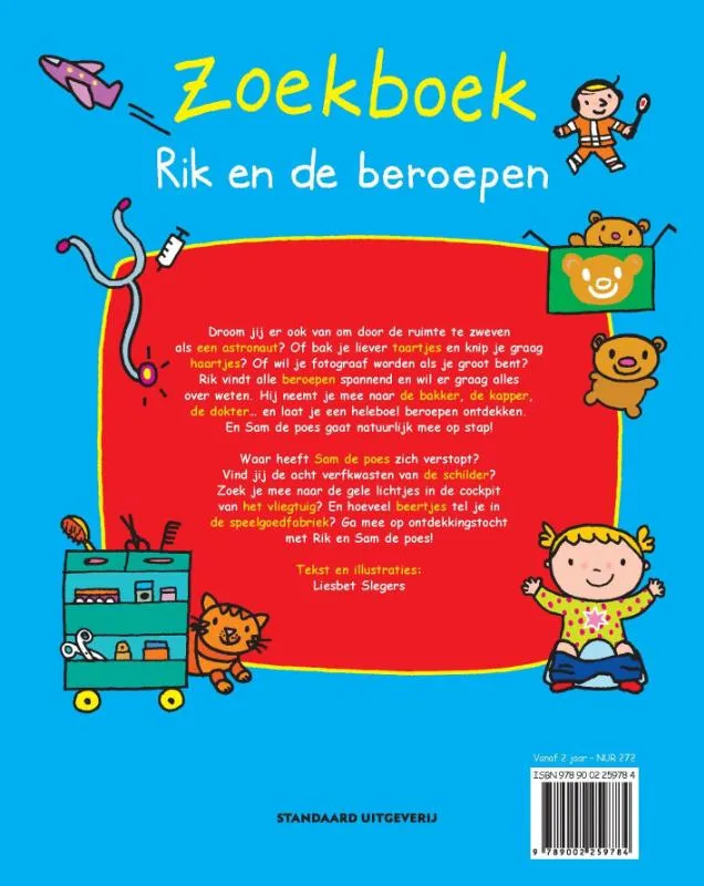 Rik en de beroepen | 9789002259784 Rik en de beroepen - Afbeelding 2
