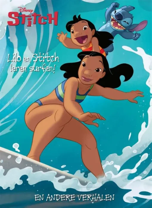 Lilo en Stitch leren surfen! |