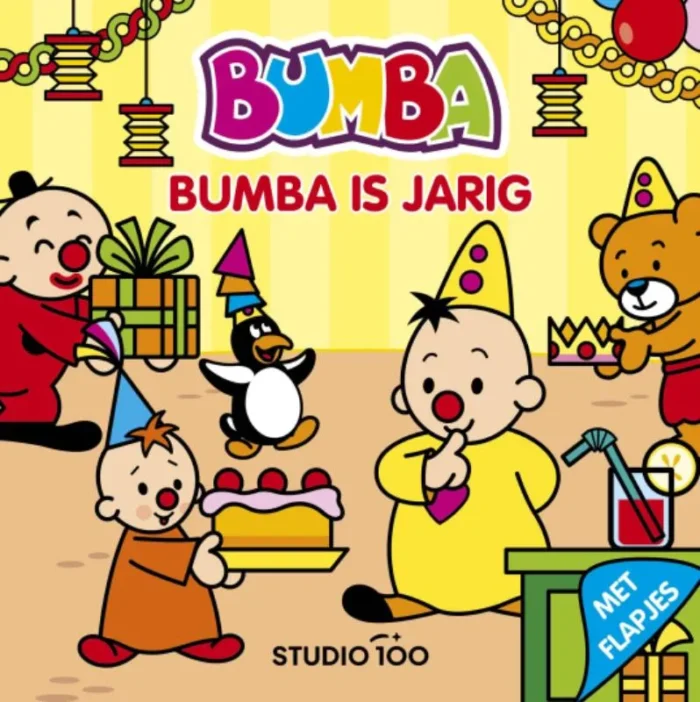 kartonboek met flapjes - Bumba is jarig