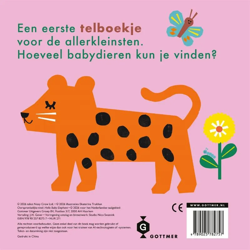 Hallo baby-olifant | 9789025782757 Hallo baby-olifant - Afbeelding 2