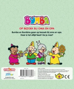 Alternative view of kartonboek - Op bezoek bij oma en opa