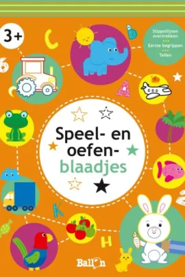 Speel- en oefenblaadjes 3+ (oranje)