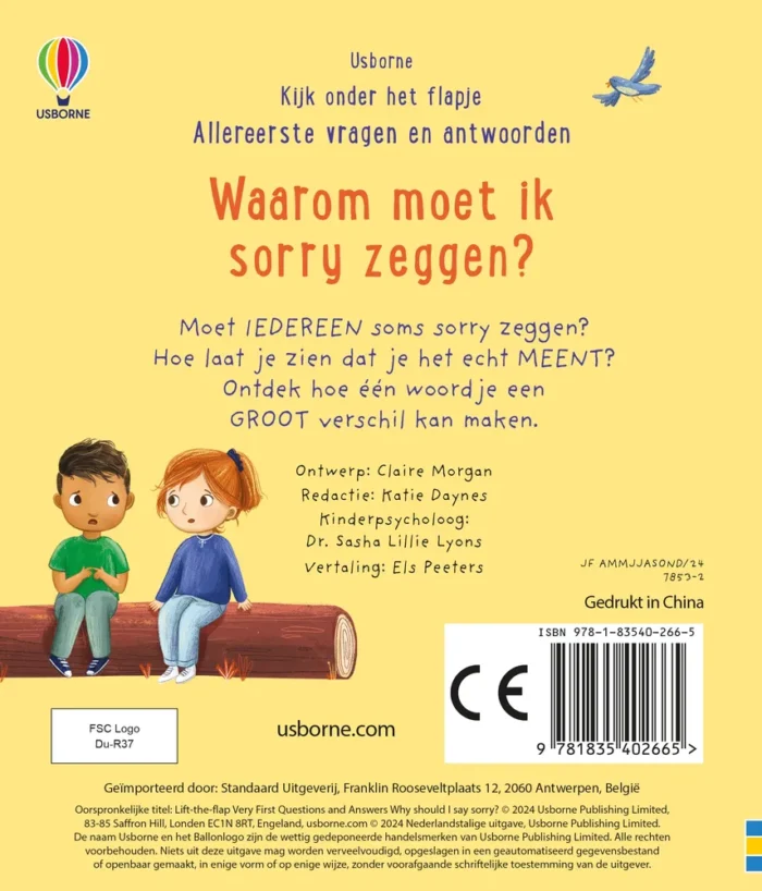 Waarom moet ik sorry zeggen? - Afbeelding 2