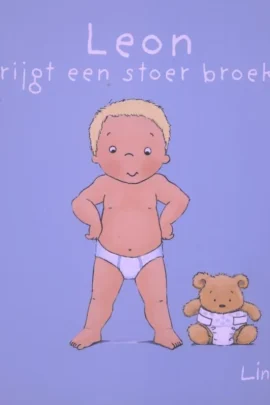 Leon krijgt een stoer broekje