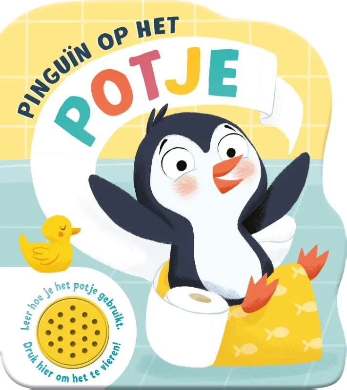 Geluidboek Kleine Pinguïn op het potje | 9789036641845 Geluidboek Kleine Pinguïn op het potje