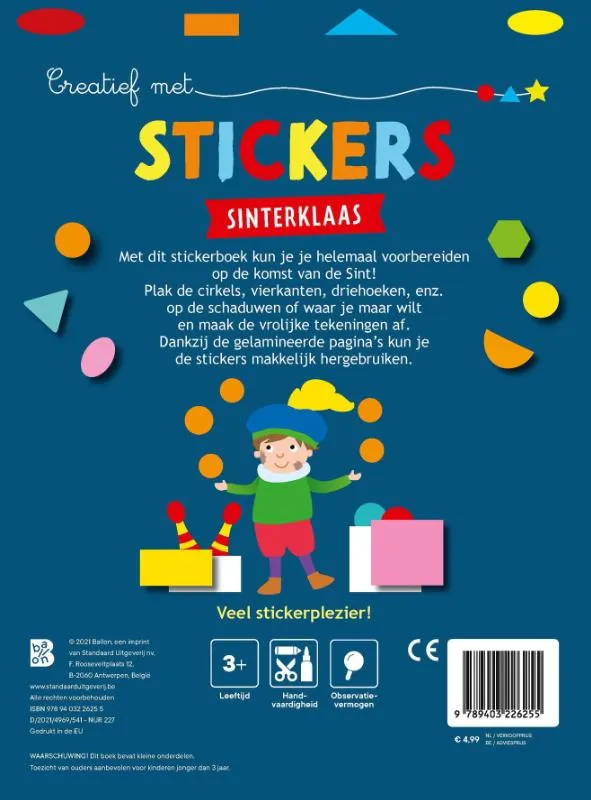 Creatief met stickers Sinterklaas | 9789403226255 Creatief met stickers Sinterklaas - Afbeelding 2