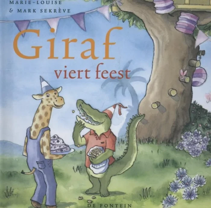 Giraf viert feest