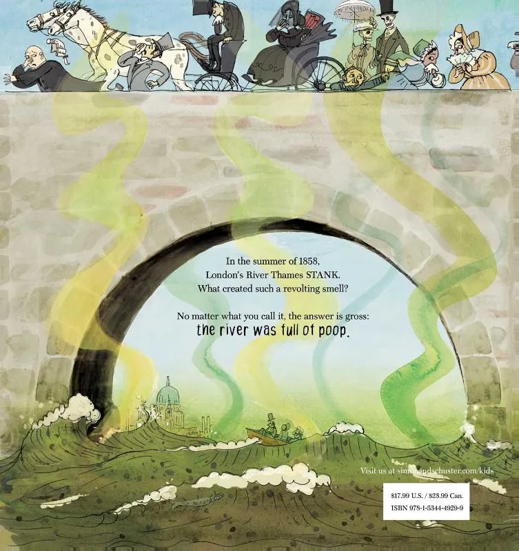 The Great Stink - How Joseph Bazalgette Solved London's Poop Polluti | 9781534449299 The Great Stink - How Joseph Bazalgette Solved London's Poop Polluti - Afbeelding 2