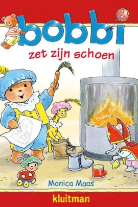 Bobbi zet zijn schoen