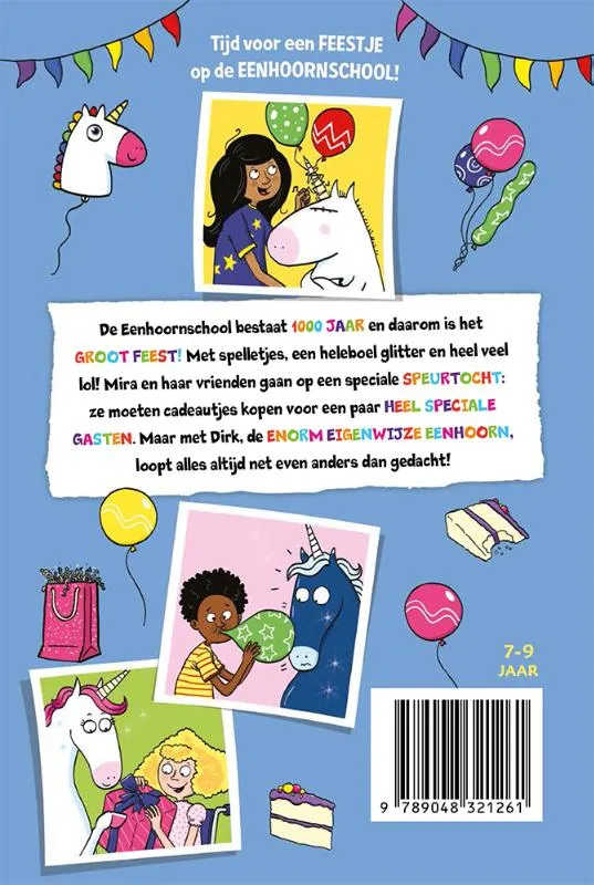 De enorm eigenwijze eenhoorn en het verjaardagsfeest | 9789048321261 De enorm eigenwijze eenhoorn en het verjaardagsfeest - Afbeelding 2