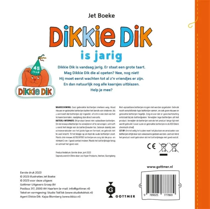 Dikkie Dik is jarig - Afbeelding 2